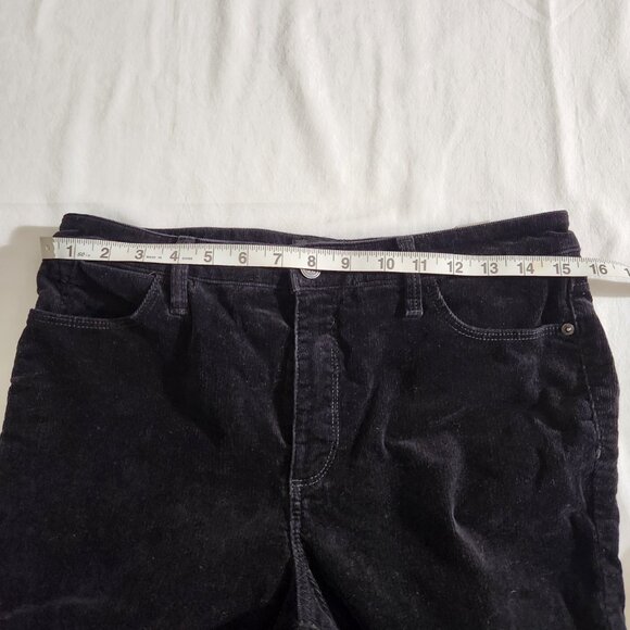 Talbots Women's Size 8 Black Five Pocket Belt Loop Corduroy Jegging Pants - Picture 11 of 15